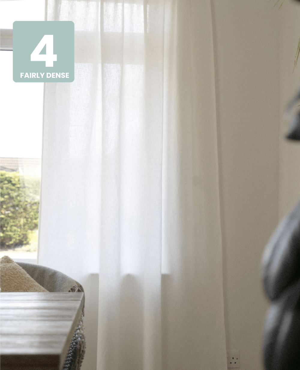 Indian Flax Cream Linen Panel