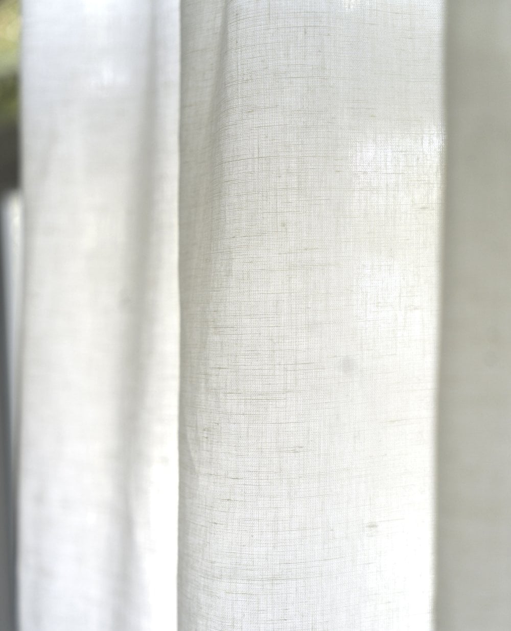 Indian Flax Cream Linen Panel