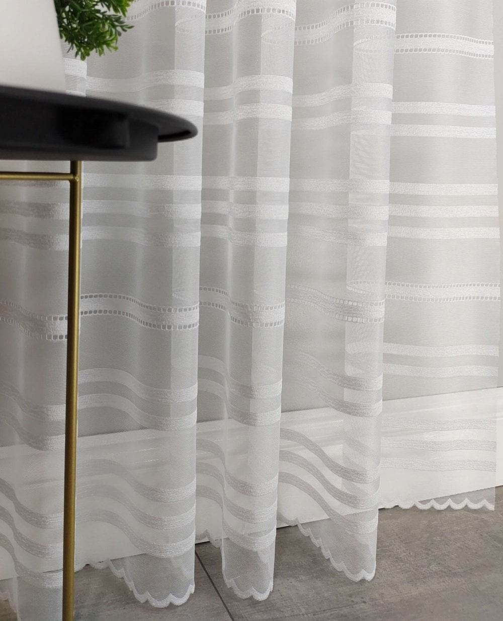 Hampton White Net Complete Roll