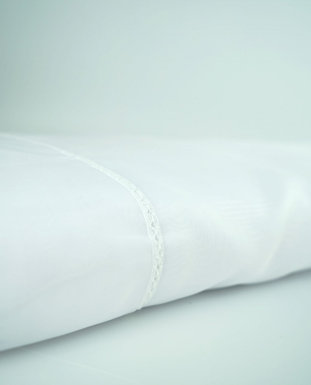 Lulu White Envelope Hem Voile Complete Roll