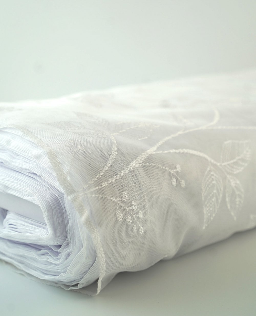 Poppy White Net Complete Roll